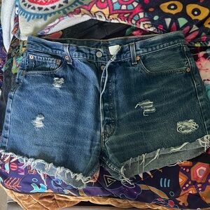 Levi's Blue Button-Fly Denim Jeans